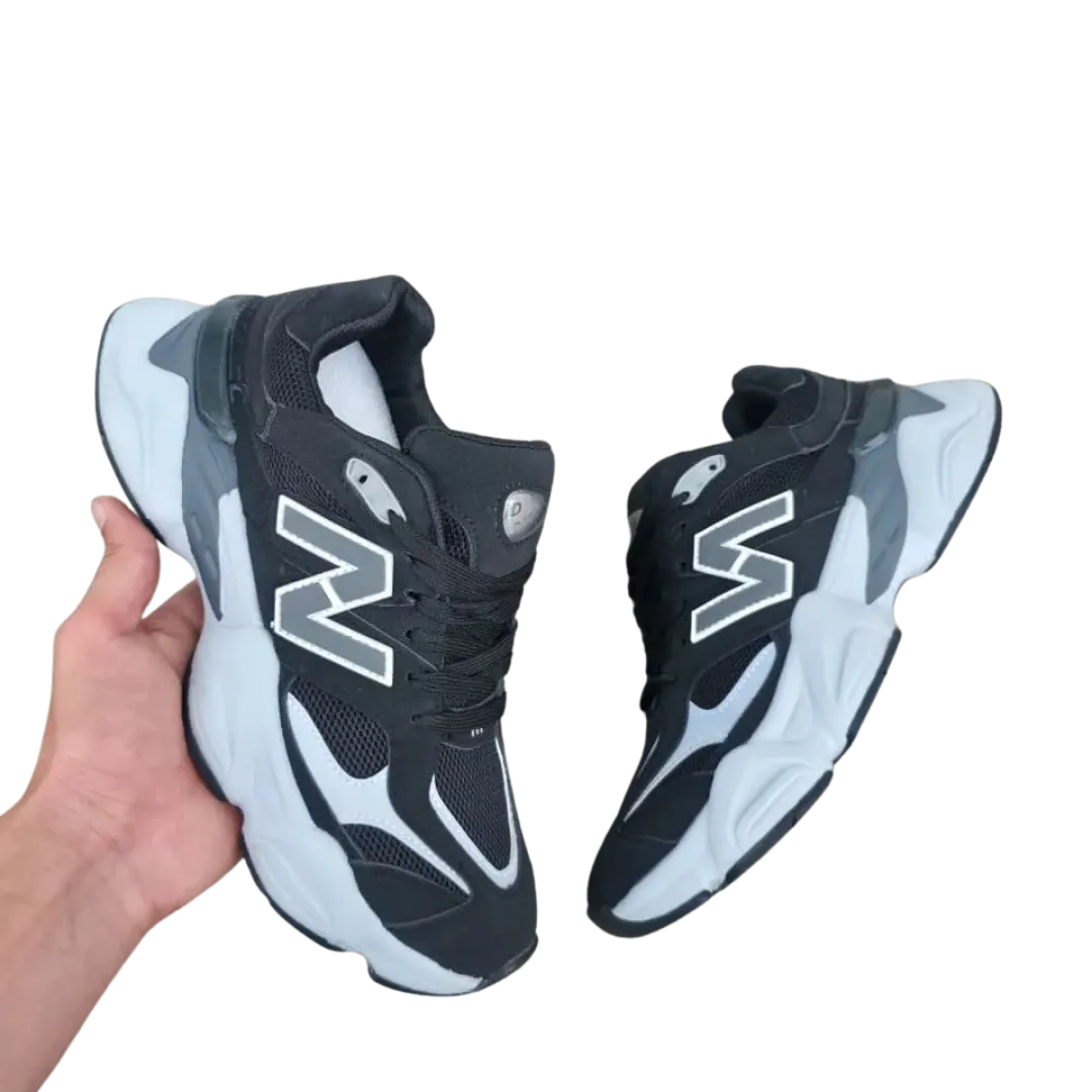 NB Black White 9060 k9kicks