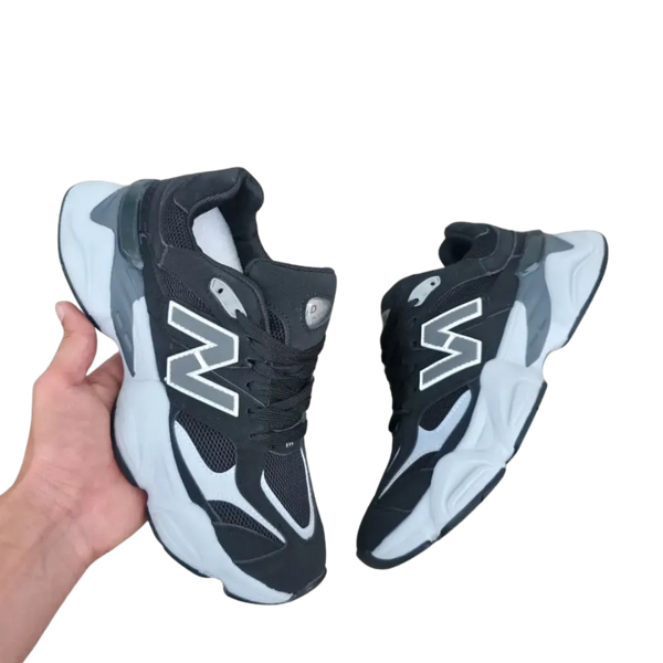 NB Black White 9060 k9kicks