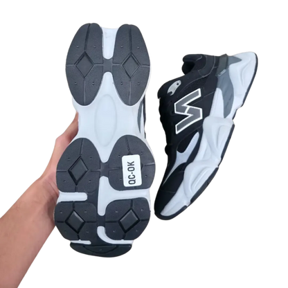 NB Black White 9060 k9kicks