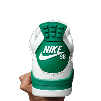 Retro 4 White Green k9kicks