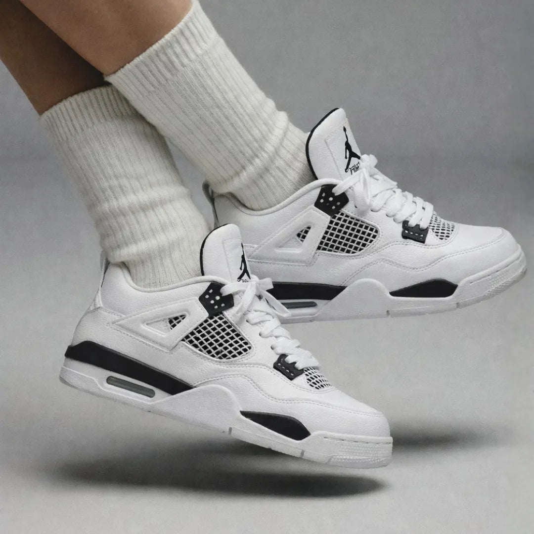 Retro 4 Military Black