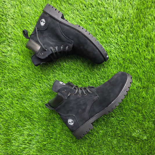 Timber-land suede leather black