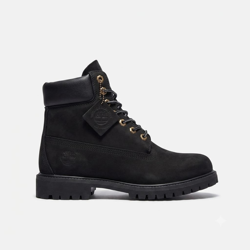 Timber-land nubuck black