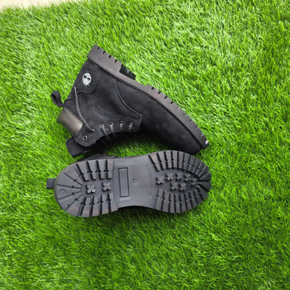 Timber-land suede leather black