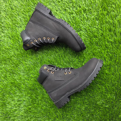 Timber-land nubuck black